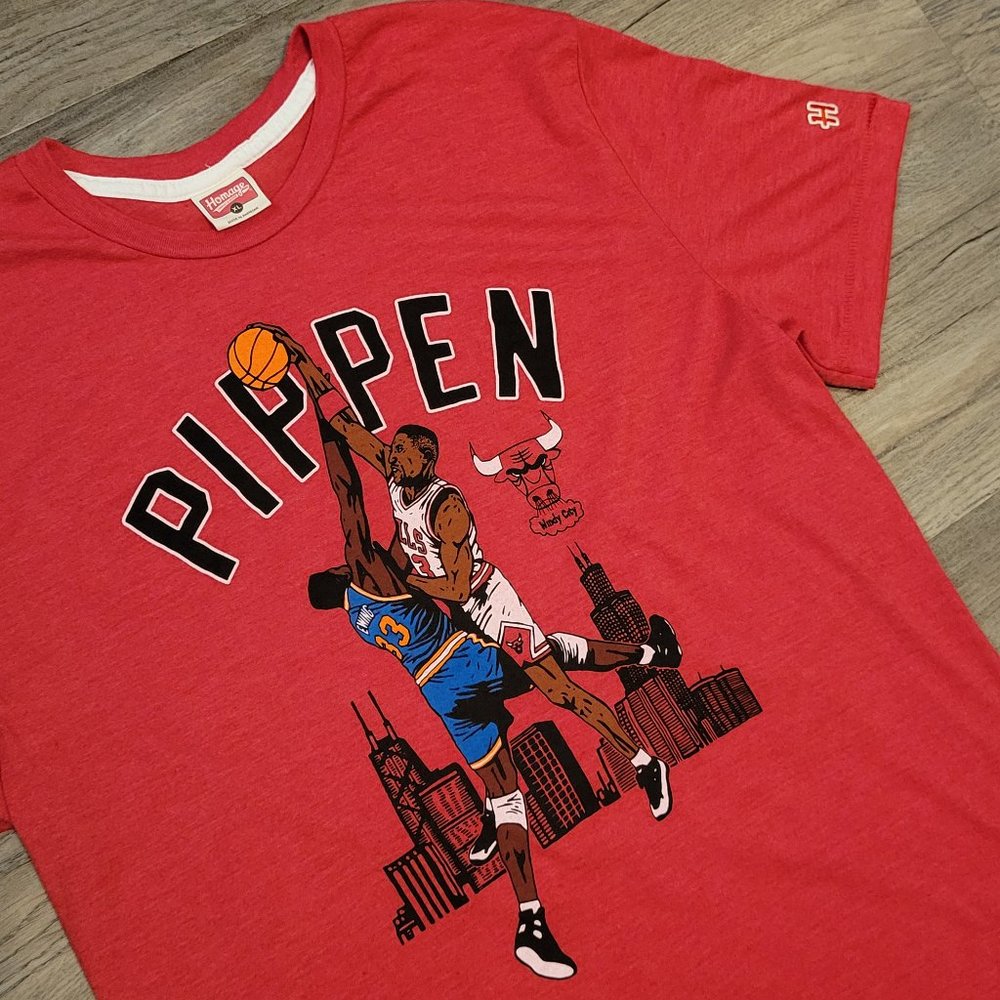 Chicago Bulls Scottie Pippen In The Face Shirt M